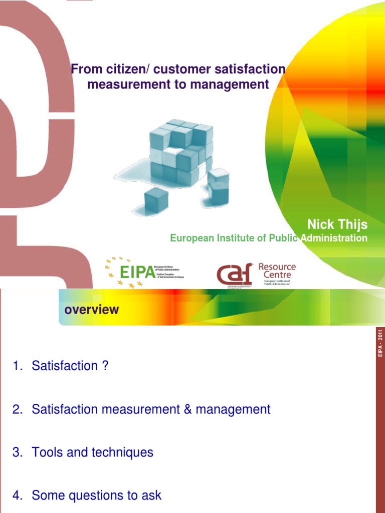 From Customer Satisfaction Measurement To Management | PDF | Customer ...