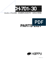 HCH-701 Parts List