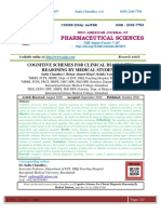 Pharmaceutical Sciences: Cognitive Schemes For Clinical Diagnostic Reasoning by Medical Students