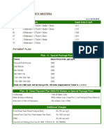 Price List of Preetk Westeria: Type Apartment Type Super Area in SQ - FT