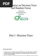 Decision Tree & Random Forest