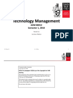 Technology Management ADM 80012 Semester