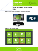 Como adicionar IP câmera a gravador