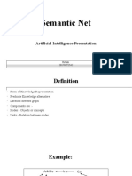 Semantic Net: Artificial Intelligence Presentation