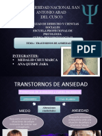 Trastorno de Ansiedad Modificacion