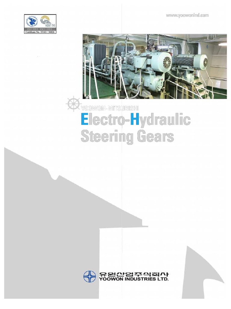 Yoowon Mitsubishi Steering Gear Overview | PDF | Servomechanism | Pump