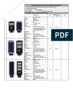 G-Lights 03 Solar Led Street Light Price List PDF