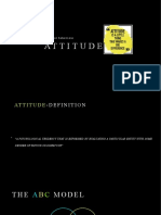 Attitude: Organisational Behaviour