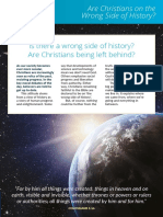 Are Christians On The Wrong Side of History (The Christian Institute)