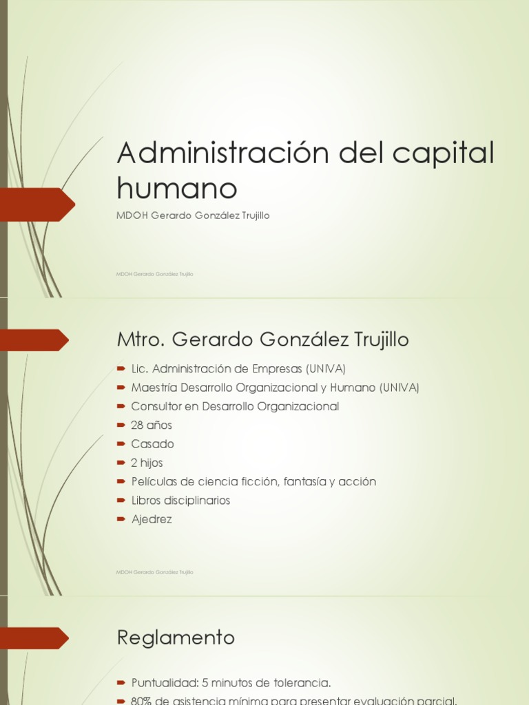Administracion - Del - Capital - Humano Rev 8 PDF | PDF | Reclutamiento