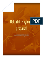 Rektalni I Vaginalni Preparati PPT Compatibility Mode PDF