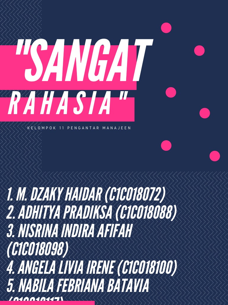 Sangat Rahasia | PDF