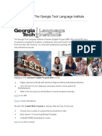 Get More From The Georgia Tech Language Institute