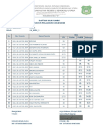 Daftar Nilai Umbk 2020 Mipa1