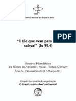 Ano A 1 Advento - Natal - Tempo Comum (Inicio) 2010-2011