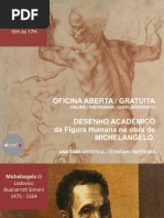 Desenho Acadêmico da Figura Humana na obra de Michelangelo-Prof Galber Rocha