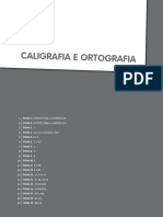 Caligrafia Ortografia