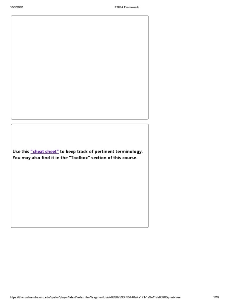RNOA Framework | PDF | Financial Statement Analysis | Valuation (Finance)