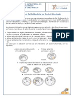 Protocolo Uso-Aplicación Gel Antibacterial