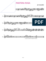 Pantera Rosa and Violin Duet Sheet Music