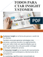 Metodos para Detectar Insight Customer