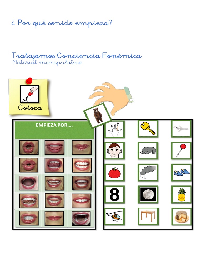 Actividades de Conciencia Fonémica | PDF