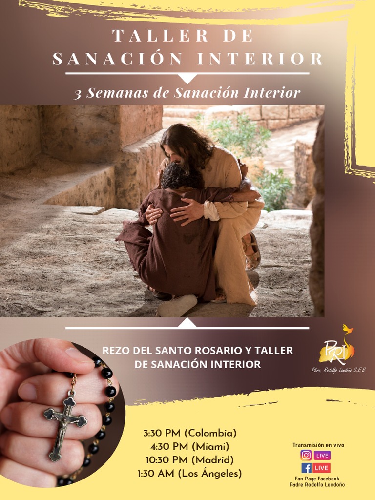 Taller De Sanación Interior Pdf Cristo Título Oración