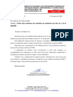 Sindicato convida diretores de campi do IFRN para paralisação