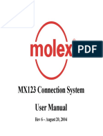 MX123 Connection System User Manual: Rev 6 - August 20, 2004