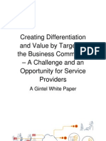 Creating Differentiation and Value: A Guide For Service Providers