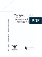Perspectivas de La Interpretación Constitucional - CEC - 0 PDF
