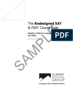 Sample: The Redesigned SAT & PSAT Course Book