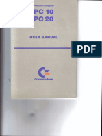 Commodore  PC 10  PC 20 User  Manual  Pages  1 -  10