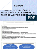 Genesis y Evolucion Sistemas Publicos de Enseñanza