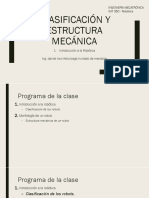 Clasificacion y Estructura Mecanica