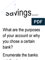 Do You Have A: Savings