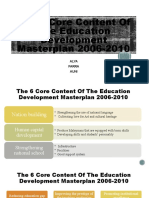 The 6 Core Content of The Education Development