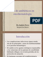 Antibioticos en Onco-Hematologia