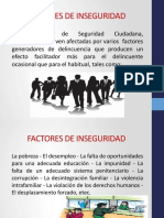 Factores de Inseguridad