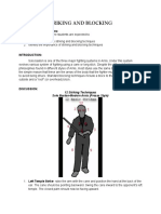 Chapter 2 Striking and Blocking: Course Learning Objectives