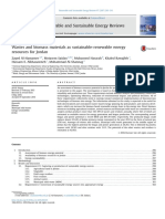 Wastes and Biomass Materials As Sustaina