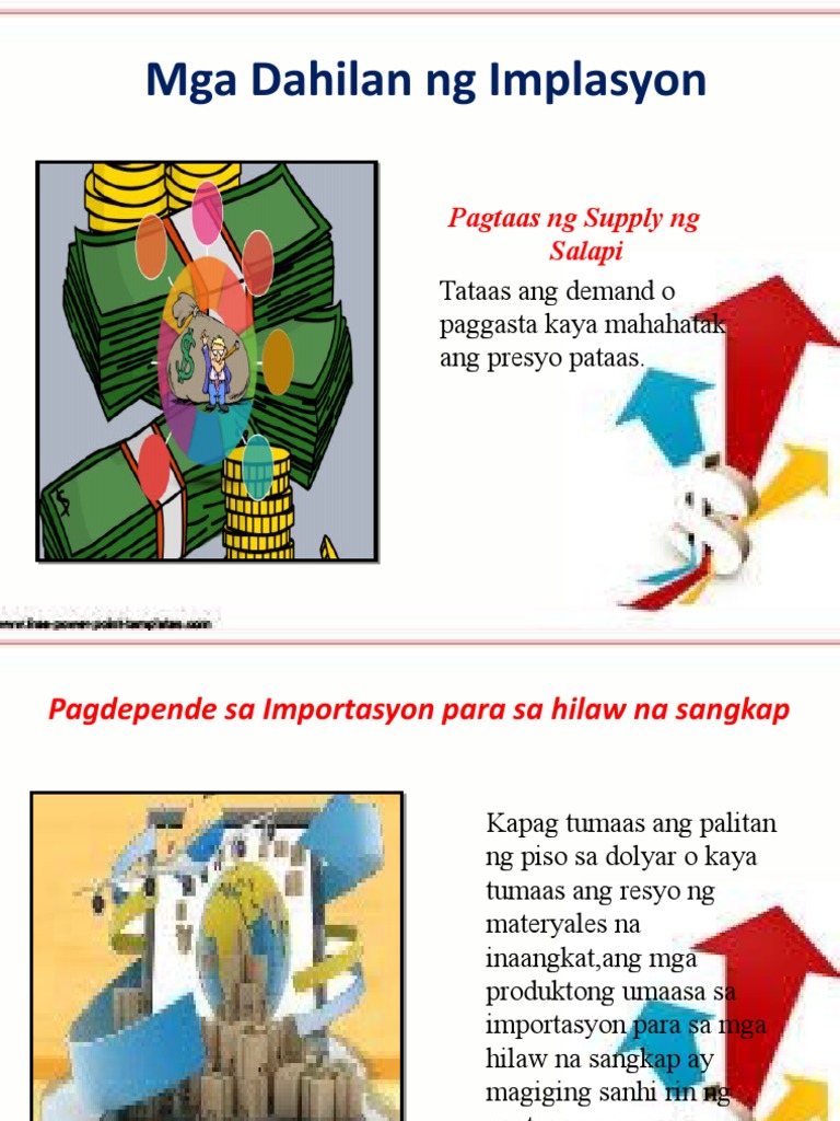 Dahilan Ng Implasyon