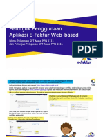 Petunjuk Penggunaan Aplikasi E-Faktur Web-based