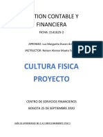 Cultura Fisica Proyecto