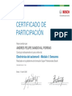 Sensores - Módulo I Introducción - Certificado