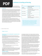 Chapter 1: The Learner Attributes in Teaching and Learning: Table 1