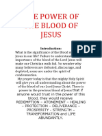 The Power of The Blood of Jesus