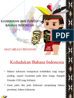 Tugas Bahasa Indonesia Fungsi Dan Kedudukan Bahasa Indonesia