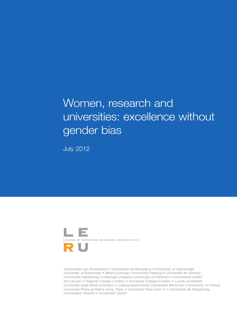 Gender Equality in Academic Research | PDF | Gender Pay Gap | Gender