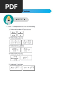 Activity 4 - Rational Functions